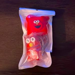 Airpod 1&2 case Sesame street elmo red with mascot airpod 1&2